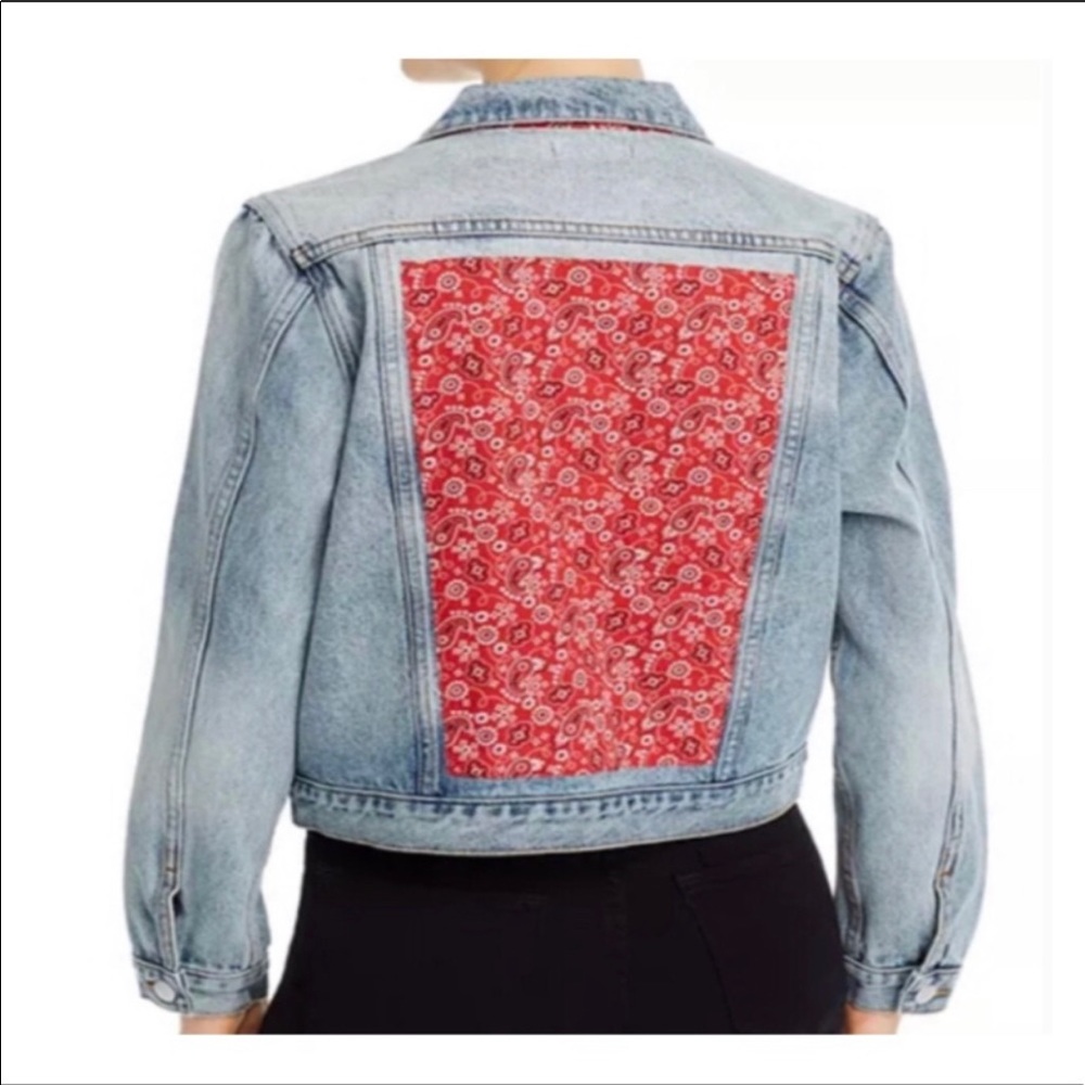 Denim bandana jacket